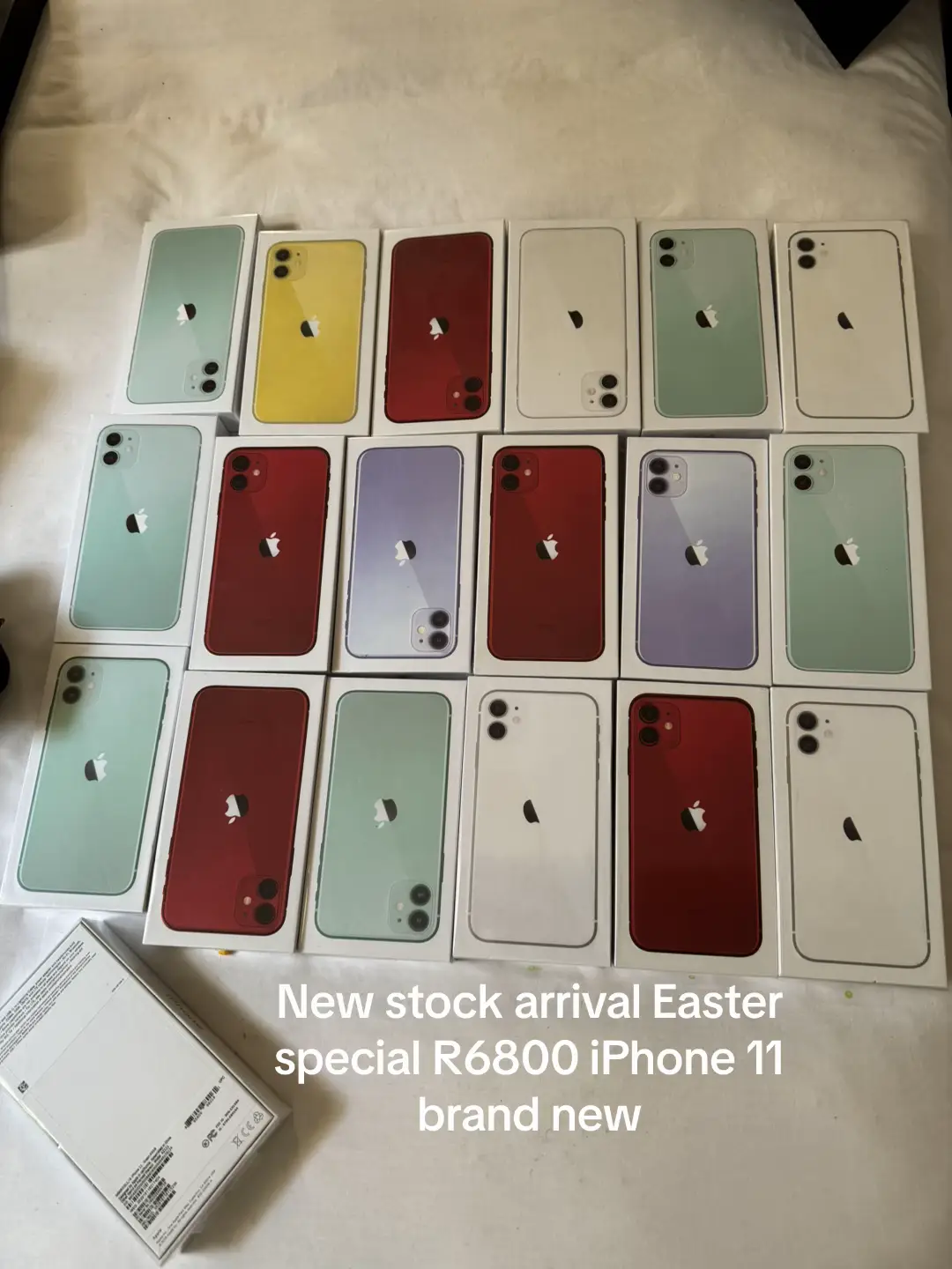 iPhone 11 brsnd new only R6800 Easter special  Order youre 0656002590