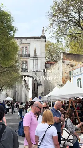 One of Lisbon's oldest flea markets, held twice weekly (saturday & tuesday) at Campo de Santa Clara in Alfama #lisbon #portugal 