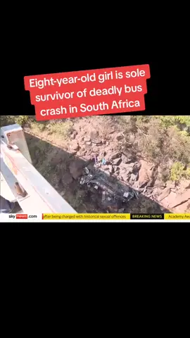 Eight-year-old girl is sole survivor of deadly bus crash in South Africa #breakingnews #topheadlines #news #southafrica #incaseyoumissedit 