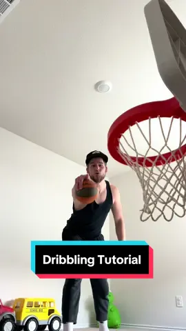Mini basketball dribbling tutorial #basketball #ballislife #bball #sports #hoop #minihoop #dribbling #tutorial #fypシ #fyp 