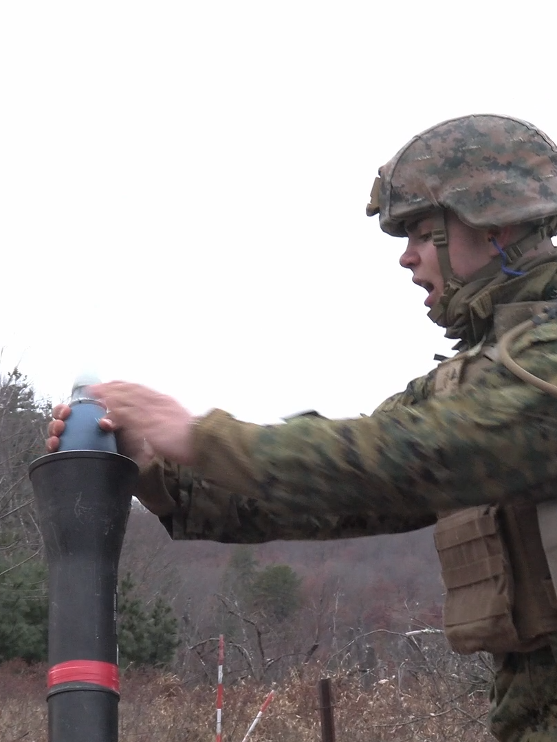 125 Marines Excel in Fort Devens Mortar Training