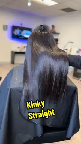 Honestly, this kinky straight texture is EVERYTHING 😍 #blackgirlhairstyles #blackgirltiktok #blackgirlluxury #kinkystraightbundles #kinkystraight 