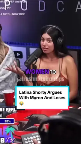 Latina Shorty Argues With Myron And Loses😭