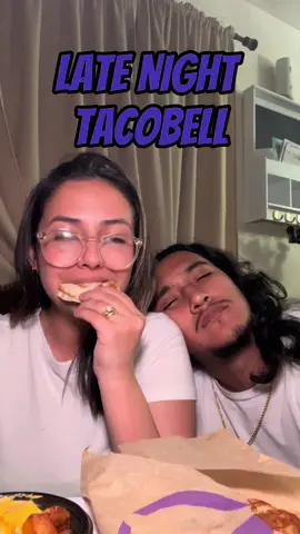 kids go to sleep 🤝🏽 tacobell  what do you get from tacobell? @tacobell #tacobelltime #cravingsmenu #tacobellorder  