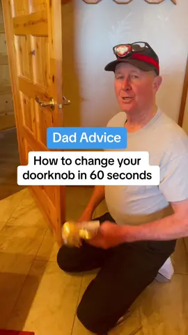 Easy weekend project and important life skill for when you’re moving in and out of rentals. How to change or switch out a doorknob. Love, Dad