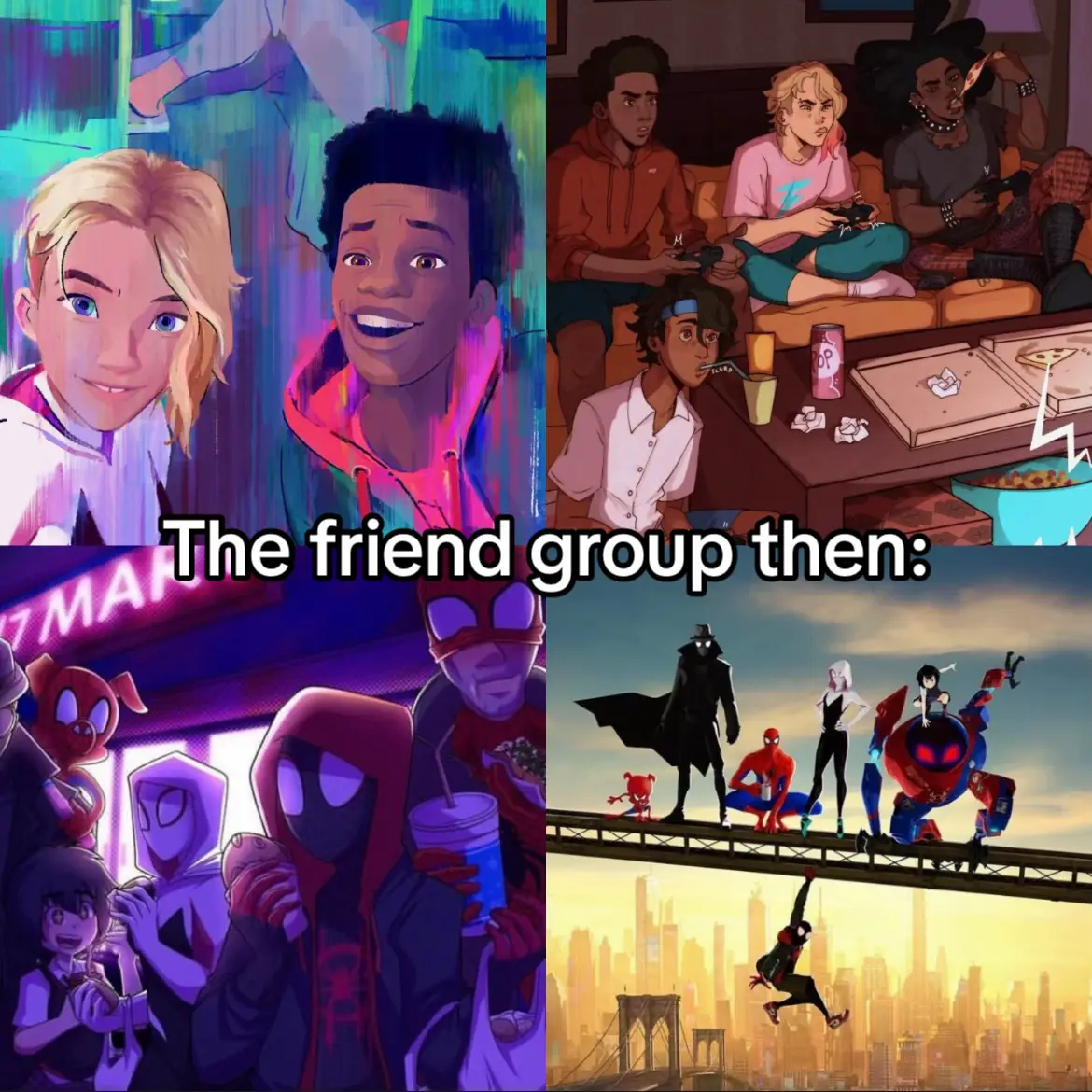 I wish they were still a part of my life (It’s a canon event that will happen to 90% of friend groups) #spiderman #acrossthespiderverse #marvel