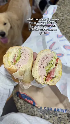 @jerseymikes weekend treat so good omg  #jerseymikes #jerseymikessubs #sandwich #sub #lunch #bestsandwich #turkeysandwich #sogood #WeekendVibes #weekendtreat #fyp #foryourpage #boston #southshore #jerseymikesorder #turkeysandwiches #food 