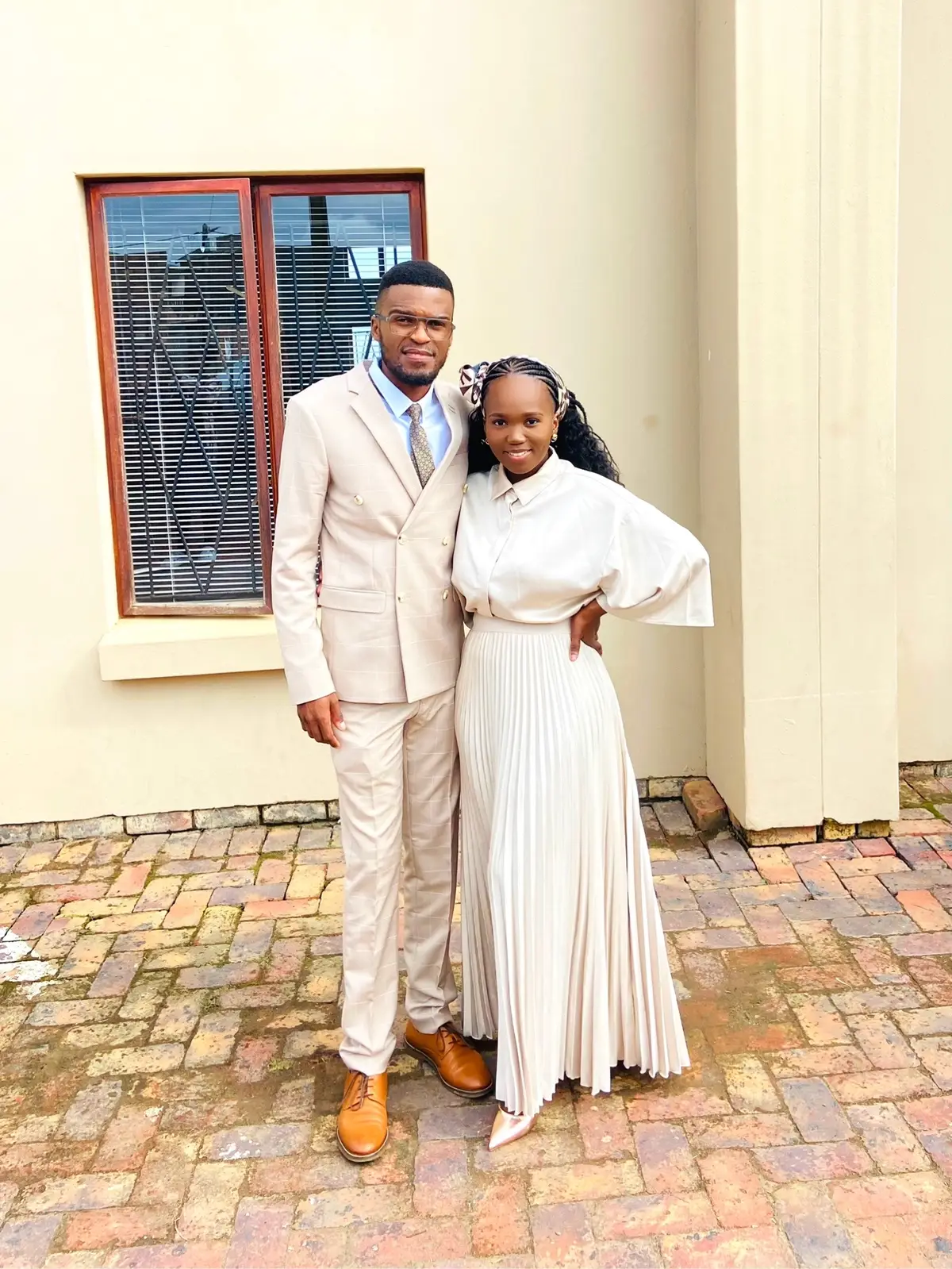 In our Matching outfits era 🥰❤️💍                                                                                    #easter #easterweekend #jesus #church #churchoutfits #aog #assembliesofgod #matchingoutfits #nudeoutfit #christian #christiantiktok #christiancouple #Love #youngcouple #marriage #fyp #fypシ #foryou 