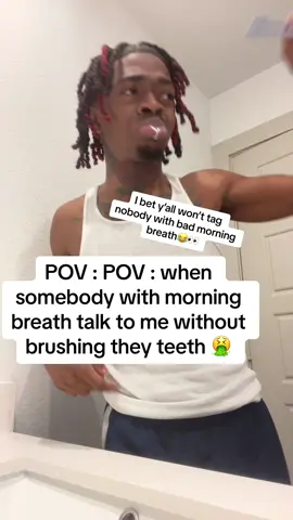 Knowing you got bad moring breath & trying talk in moring is crazy 😂😂😂 #jslutty #fyp