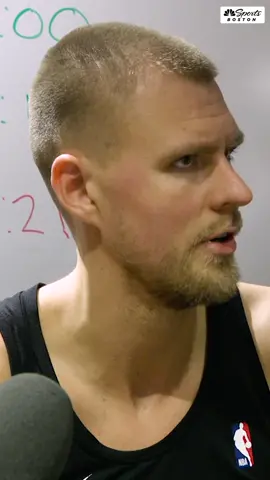Kristaps Porzingis says he's not worried about losing streaks down the finals stretch of the season He pointed out that previous champions went on losing streaks down the stretch, faced the same criticisms as the Celtics, and still won the chip