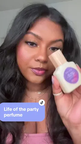 gifted by 5SENS  🫶🏾💕 fruity, floral perfume? Sign me up rn! Life of the party perfume has notes of ambrox, midnight jasmine, safron, peach blossom and black currant @sephora @5 SENS @5sensco #ownyourenergy #cleanfragrance 