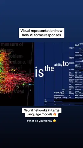 Ever wonder how ChatGPT forms responses? This may be an interesting visualization to look at 👀 what do you think? #codinglife #openai #chatgpt #nvidia #neuralnetworks #llm #machinelearning #generativeai #datascience #python 