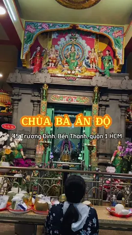 Chùa Bà Ấn Độ hay còn gọi là chùa Mariamman là ngôi chùa theo phong cách Hindu hiếm hoi ở Sài Gòn #dicusaigon #chuabaando #reviewsaigon #chuadepsaigon #reviewchua #phatphapnhiemmau #CapCut 