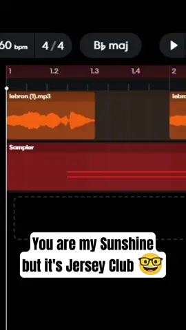You are my Sunshine Jersey Club Remix #fyp #jersey #song #cover 