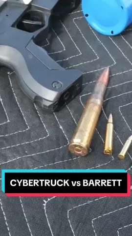 Il cybertruck è davvero anti-proiettili? 🤌🏽 Clip: @jerryrigeverthing  #cybertruck #tesla #guns 