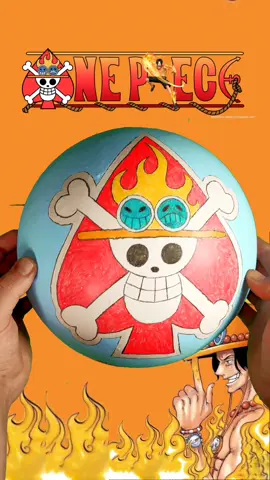 One piece ACE - Reversed video for satisfaction 🤯 #satisfying #onepiece 