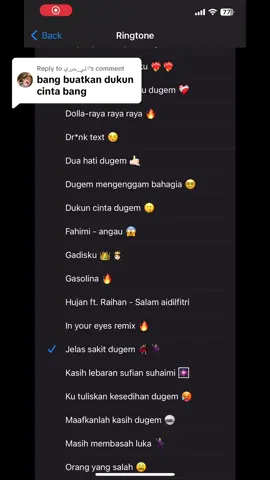 Replying to @المي_حيري dukun cinta siap tuann 🫡 #ringtone #ringtoneiphone #ringtonemaker #fypシ #fyppageforyou💓💓 #viraltiktok #xyzbca #masukberandafyp 