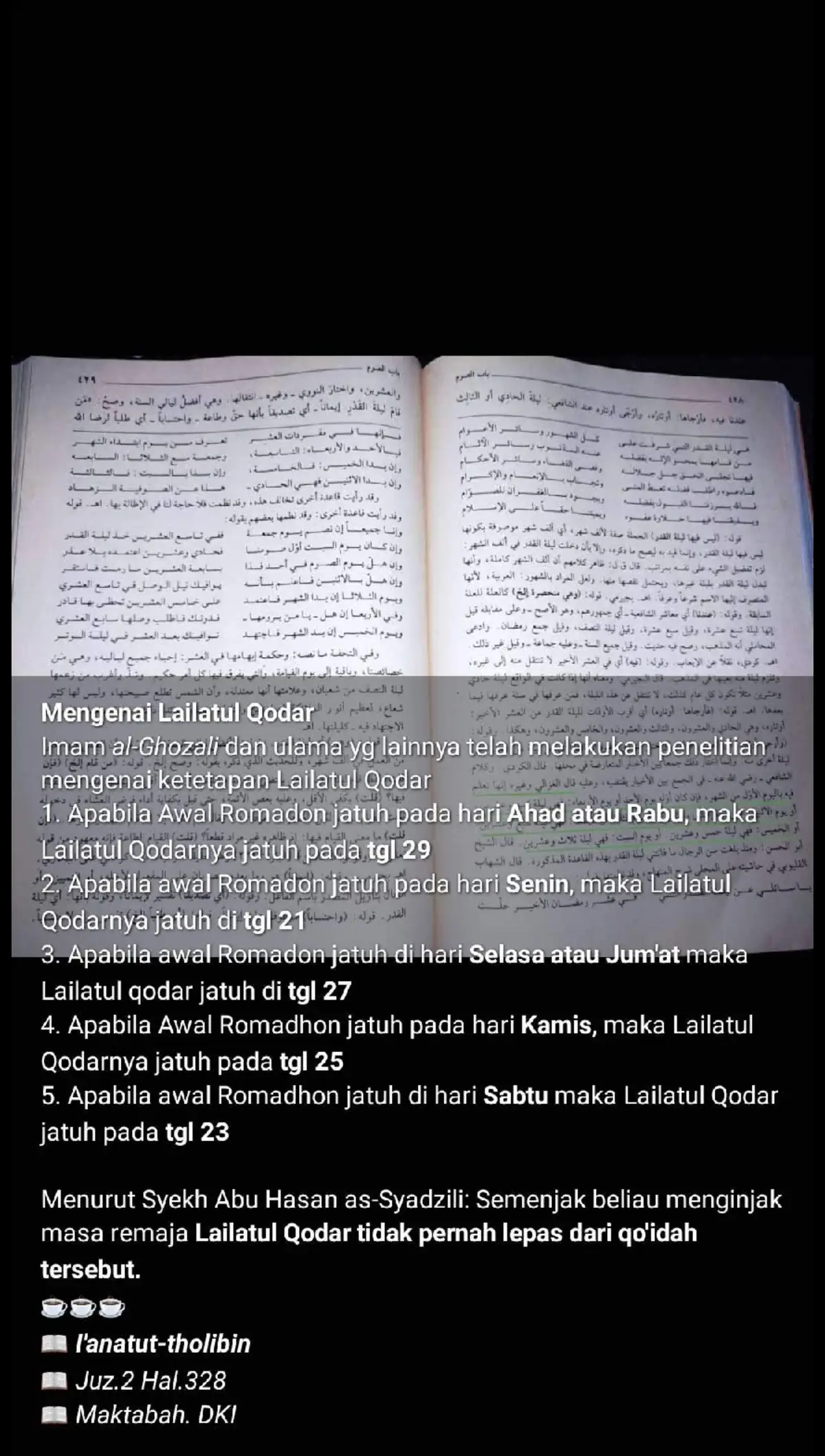 kaidah untuk menetapkan Lailatul Qadar #lailatulqadar #fypシ #santri #pondokpesantren #ramadhan 