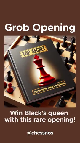 Win Black’s queen with this secret super rare opening!🤫💯 #chessnos #chess #chesstok #chessmaster #chesstiktok #chessgame #chessmemes #chesslover #chessplayer #chesstactics 