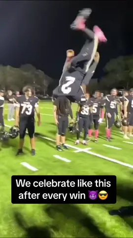 Imagine losing to these guys and then seeing them celebrate like this! 🤩🏈 (Via @Plant Panthers Football Team ) #football #athlete #win #celebrate #celebration #highschoolsports 