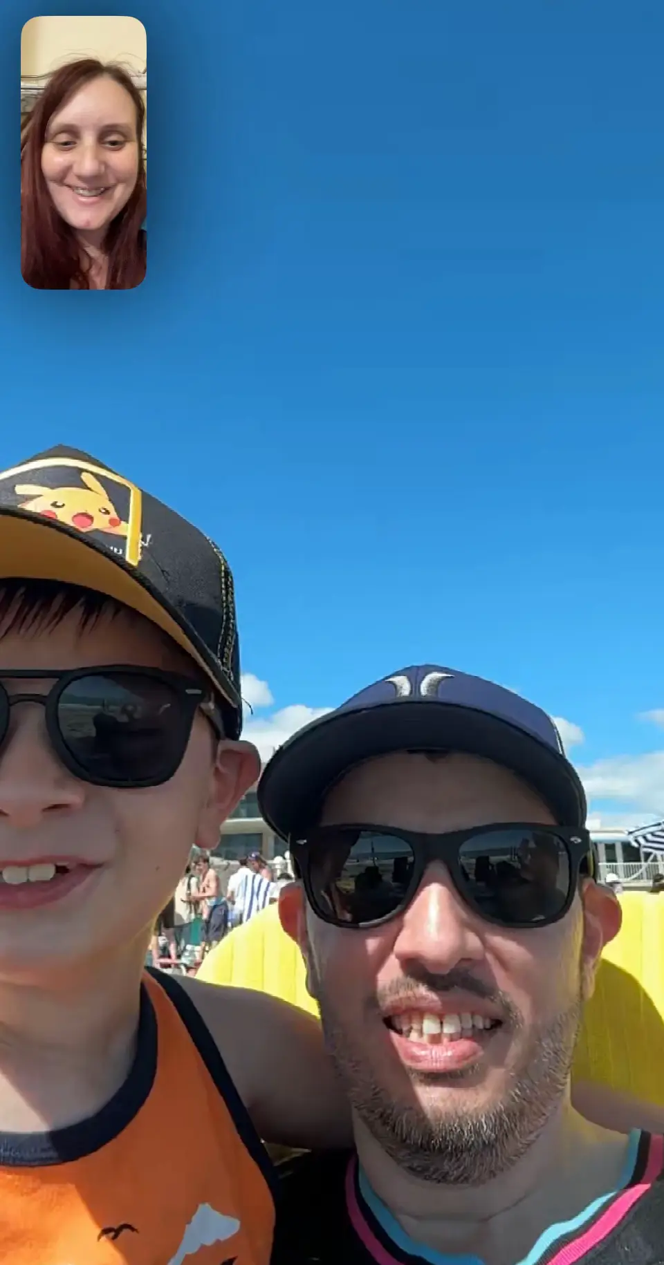 My lil man facetimed me from the beach to wish me happy easter. I hate the holidays cause his older more richer dad always steals him from me. I dont even get him on motherdays we have to plan it on a different day. We celebrate everyday we have together instead. Life isnt forever 