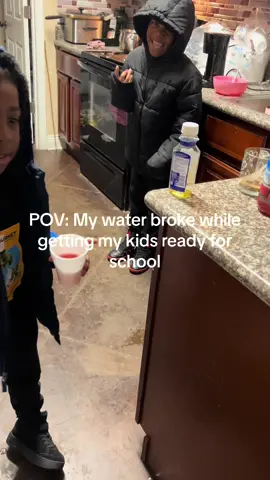 The moment was so unserious because of my kids 😂 , my son told me to get from by his bumblebee costume before i pee on it , he was so serious. #fypシ #boymom #pregnancy #laboranddelivery 