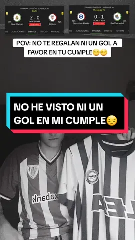 Lo peor del deporte😔😔 #cumpleaños #gafe #noooo #deportivoalaves #athleticclub 