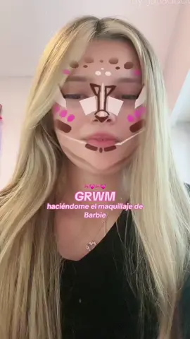 Maquillaje de barbie🎀💓🥹 #maquillaje #retodemaquillaje #grwm 