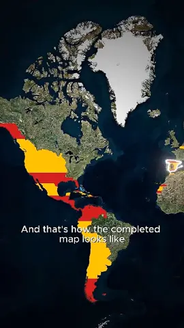 Spain invaded all these countries in the world! #spain #usa #globescope #geopolitics #geography #maps #fyp #LearnOnTikTok 