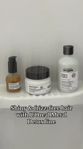 the easiest haircare routine for frizzy wavy hair  @L’Oréal Professionnel Paris @sephora @Community X SEEN #lorealpro #metaldetox #communityxseen #hairroutine #hairtok #dysonairwraptutorial 
