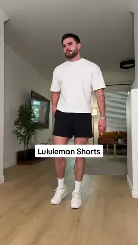 Comparing 4 styles of Lululemon men’s shorts. #mensfashion #lululemon #styletips #menshorts 