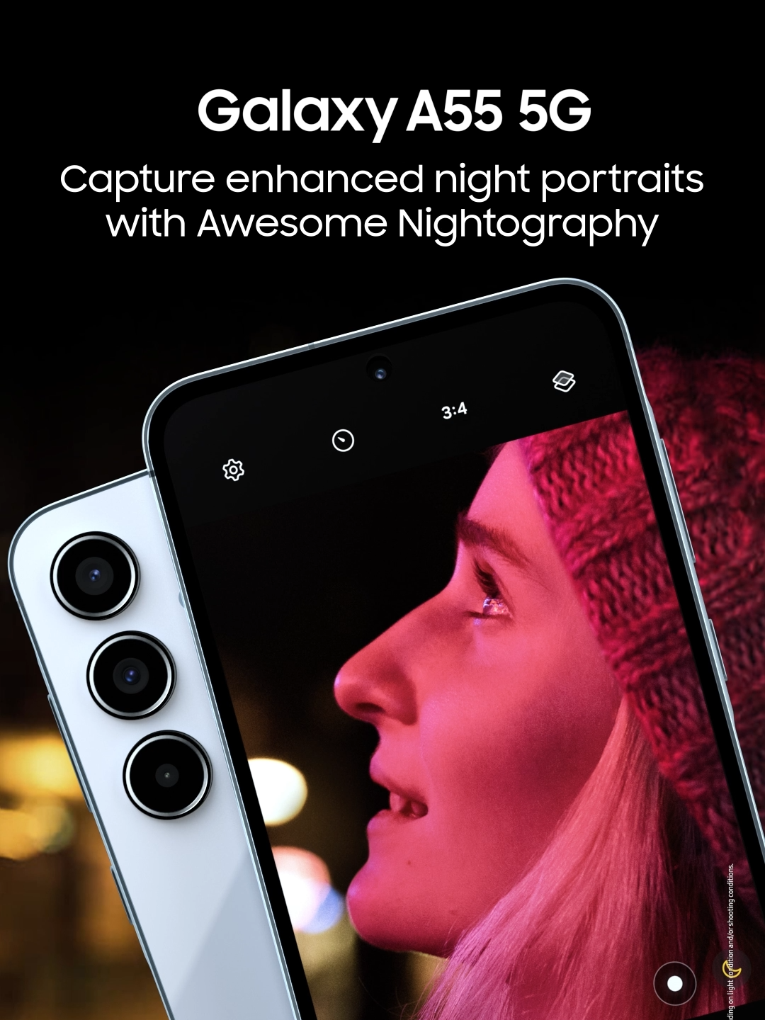 Take stunning photos, even at night. Shoot brighter, sharper pictures with #GalaxyA55 5G's Nightography feature. Snapshot Awesome all day, every day.​ Learn more via link in bio (@samsungsg)