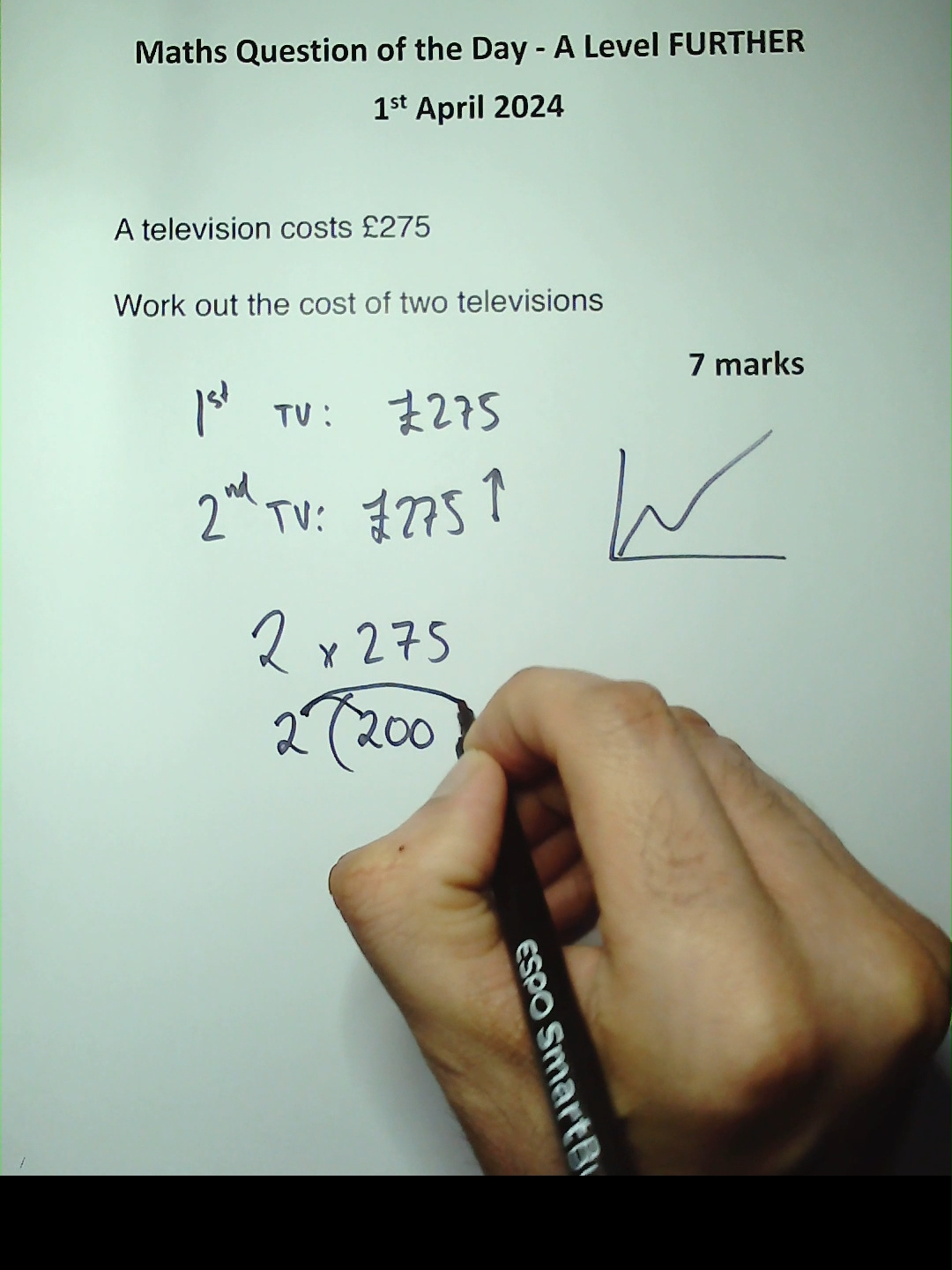 A Level FURTHER Maths Question of the Day #maths #gcse #gcsemaths #alevelfurthermaths #alevelmaths #revision #school #uk #mathsforthemandem #AprilFools