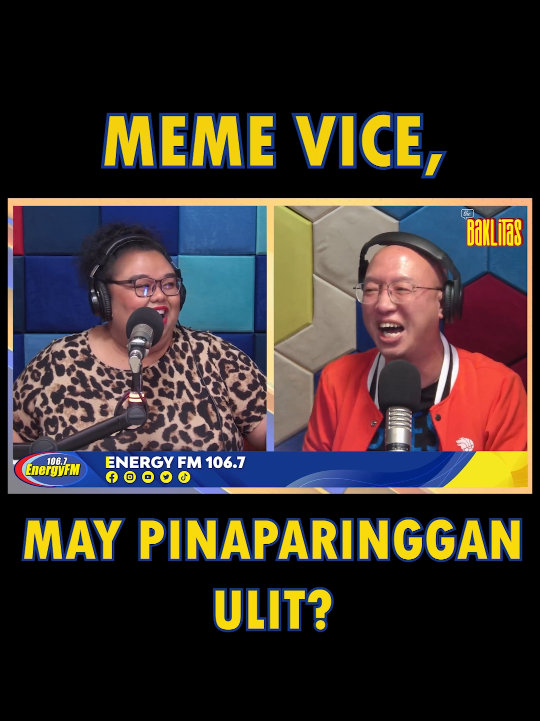 Sino raw yung pinaparinggan ni Meme Vice??? Ichi-chika 'yan ng The Baklitas! #ENERGYFM1067 #SameSamePeroIba #fyp#fypシ#foryou #viceganda #cristyfermin