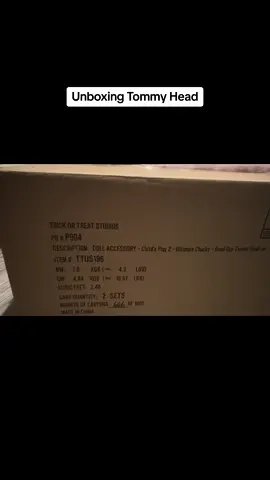 Unboxing de la oficial Tommy Head #Chucky #FyP #MovieReplica #ChildsPlay #ChuckyDoll #GoodGuys #GoodGuyDoll #Horror #HorrorMovies #Coleccionismo #HorrorTok #ChuckyTheKillerDoll #HorrorCommunity #CharlsLeeRay #ChildsPlay2 #HorrorColector #TrickOrTreatStudios #Tommy
