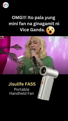 Idol Vice Ganda knows how to beat the heat with the Jisulife FA55 Ultra1 Portable Mini Handheld Fan! With its powerful wind, it can dry up your body sweat in no time. Stay cool and fresh just like Vice Ganda with the Jisulife F55 Ultra1 Mini Fan!  👉Order now with the yellow basket or Message us for inquiries 📩👇 #ViceGandause #PowerfulCooling #BeatTheHeat #StayFresh #JisulifeFan #MiniFanMagic #vice #viceganda #itsshowtime #showtime #vmidirect #vmidirectph