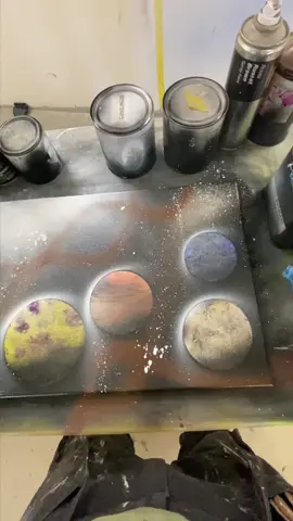 Make a galaxy with me #custompaint #spraypaint #painting #fyp #foryou 