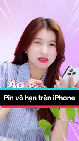 Pin vô hạn trên iPhone??? #xuhuong #thanhcongnghe #iphonetricks #LearnOnTikTok #cellphonesvn #tipsandtricks #tipsandtricks 