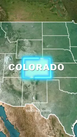 Colorado is Not a Rectangle 🇺🇸 Why is Colorado Not a Simple Shape With 4 Sides? #colorado #state #statefact #border #weirdborders #coloradoborder #us #learn #usa #unitedstates #states #map #maps #geography #history #border #viralfact #facts #fyp #geotok #historytok 