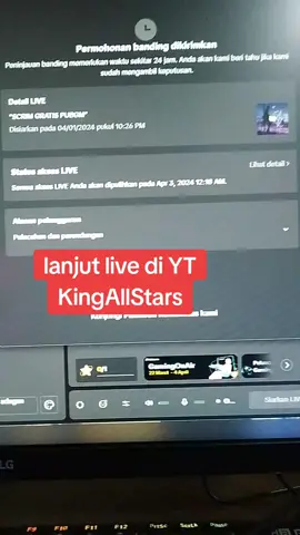 lanjut scrim di YT yakkk. kena pelanggaran lagi hahahha