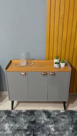 Buffet Truzzi 3 Portas com Puxador Concha