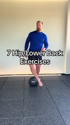 7 Lower Back/Hip Strengthening Exercises🎥 1: Ball Rotation Hip/Core Activation 2: Glute Specific Raised Bridge 1  3: Glute Specific Raised Bridge 2 4: Banded Mule Kicks 5: Wide Feet Legs Extended Hip Thrust 6: Narrow Feet Legs Extended Hip Thrust 7: Platform Hip Thrust There are so many variations of different exercises. You can do to target the muscle groups in your hips and lower back. In this video are seven of my favorites. Whether you are needing greater trunk control or whether you experiencing lower back pain, exercises be added out to help strengthen the specified areas. I highly recommend speaking with doctor or a fitness professional to help guide you in programming these exercises into your routine properly.  Leave a comment with any questions📲 #rehab #exercises #lowerbackpain #hiprehab 