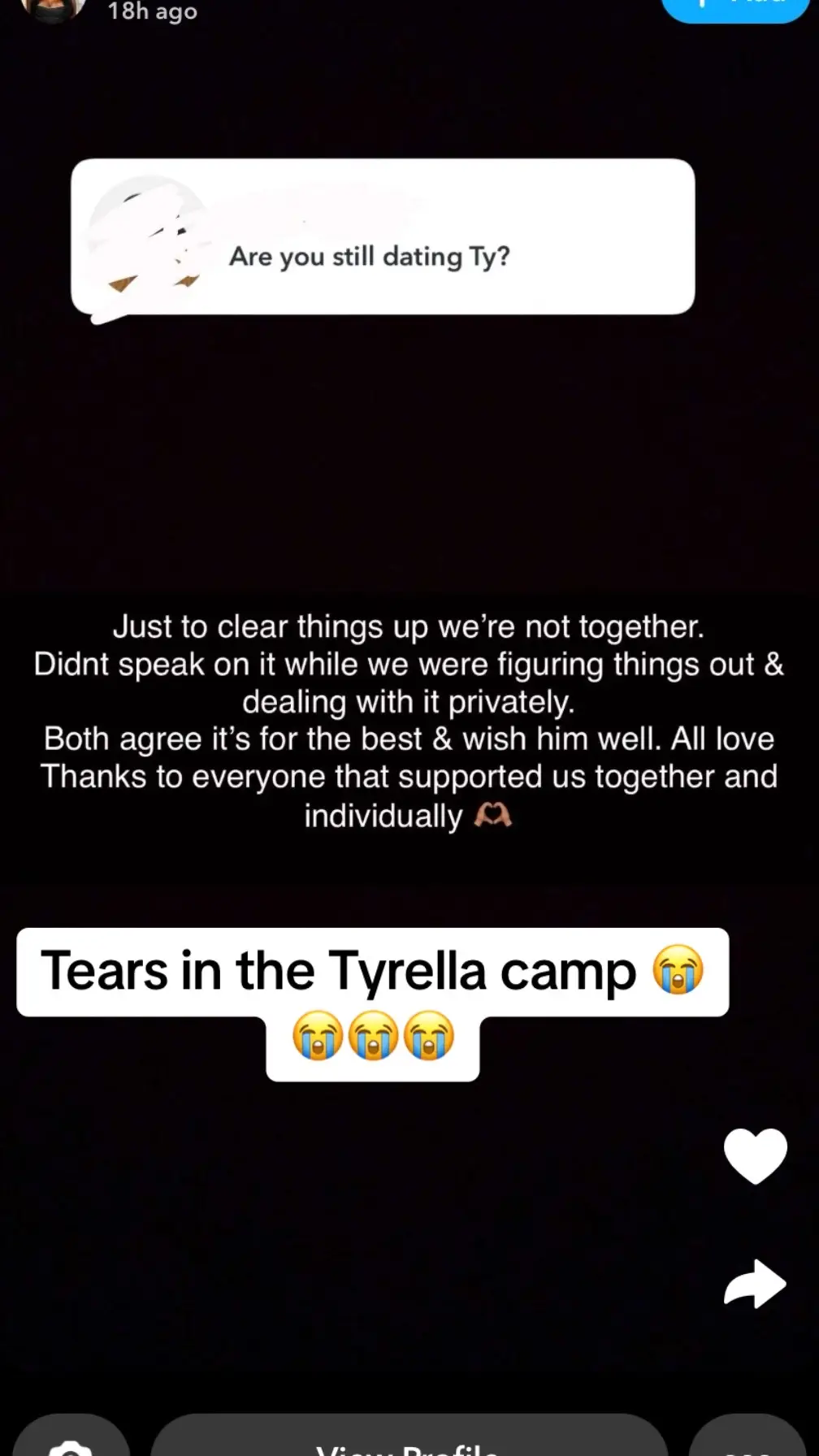 Ella announces break up from Tyrique #loveislanduk #loveislandallstars #loveislandukclips #foryoupage 