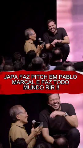 Pablo marcal e plateia caem na risada com esse pitch 🤣🤣 #pablomarcal #fy #fyp #pitch 