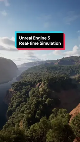 Made in Unreal Engine 5. All in real-time. I think this is the year we finally start seeing triple A games releasing their Unreal Engine five titles. I honestly can not wait. I just upgraded my PC. Finally rocking the RTX 4090 with an i9-14000K, along with 128gb of ram. I can finally play League of Legends…. 😂.  UE5 never felt so buttery. Would you guys be interested in a “How to make a realistic lanscape in Unreal” video?  #u#unrealengine5u#unrealengineu#ue5s#simulations#simulator