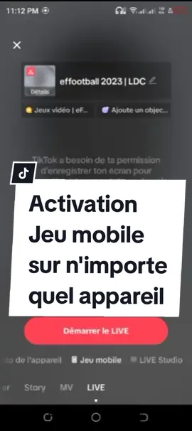 🌟 Comment activer l'option Jeu mobile sur n'importe quel smartphone et tablette ? #pourtoi #gaming #fanfootball  @Kristo Footie Fan 🌀 