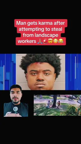 #greenscreenvideo #greenscreen Man gets karma after attempting to steal from landscape workers being struck by weed eater 🚨⚠️😂 #fyp #foryou #fyp #landscape #steal #viral #grabandgo #news 