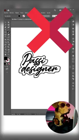 Crea contornos en illustrator de manera facil y rapida 😎🐶  #illustrator #adobe #illustrator #illustratortutorial #diseñografico 
