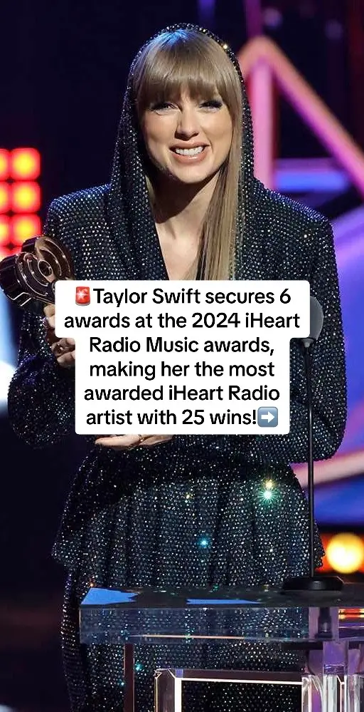 Taylor Swift now holds the record for most iHeart Radio music awards!❤️ Congratulations @Taylor Swift 🥳 #taylorswift #cruelsummer #isitovernow #1989TaylorsVersion #thetorturedpoetsdepartment #swifties #loveralbum #iheartradio #popartist #fyp