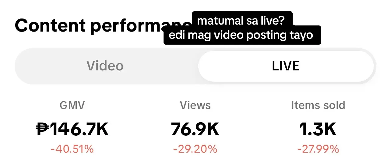 sa pag aaffiliate, may dalawang option lang, mag video posting or live. kung matumal sa isa, may back up ka. NEVER naging option ang sumuko. Labaaaaan! ❤️ #affiliatemarketing #affiliate 